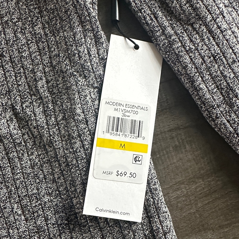 Calvin Klein NWT Gray Turtleneck Sweater - Picture 2 of 5